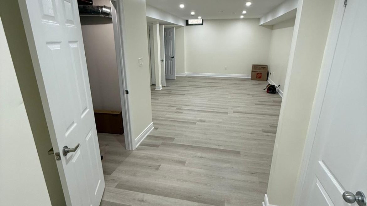 Self-Leveling Floor Installation – 3322 Greenbelt Crescent, Mississauga, ON