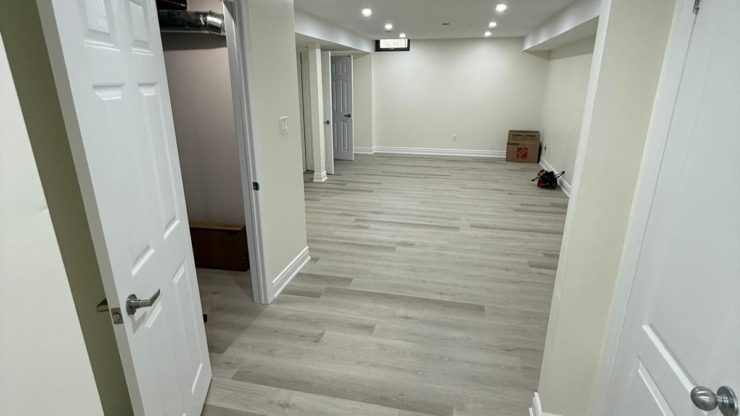 Self-Leveling Floor Installation – 3322 Greenbelt Crescent, Mississauga, ON